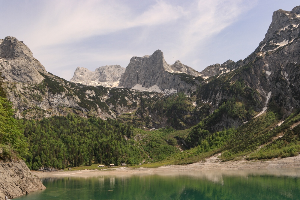 Dachsteinblick vom Hinteren Gosausee