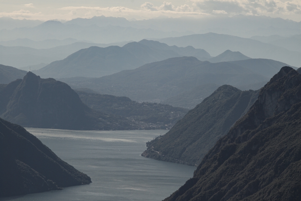 Bernina 2 Luganer See vom Monte Grona