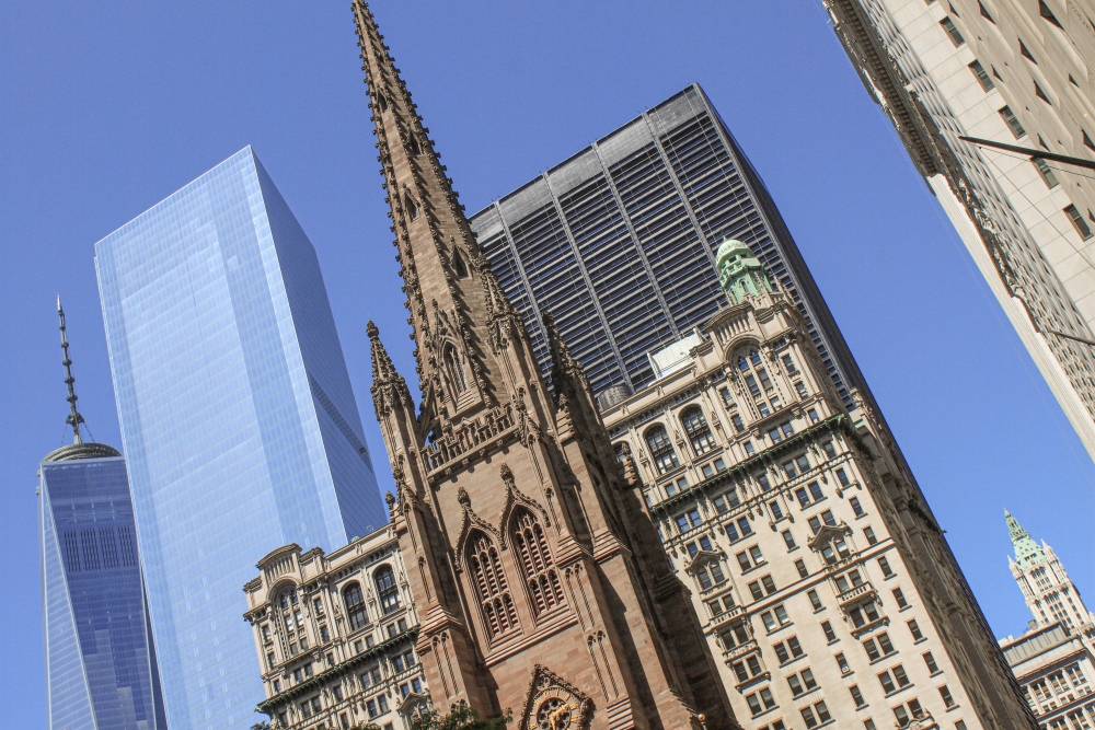 NYC; Downtown Manhattan, Trinity Church