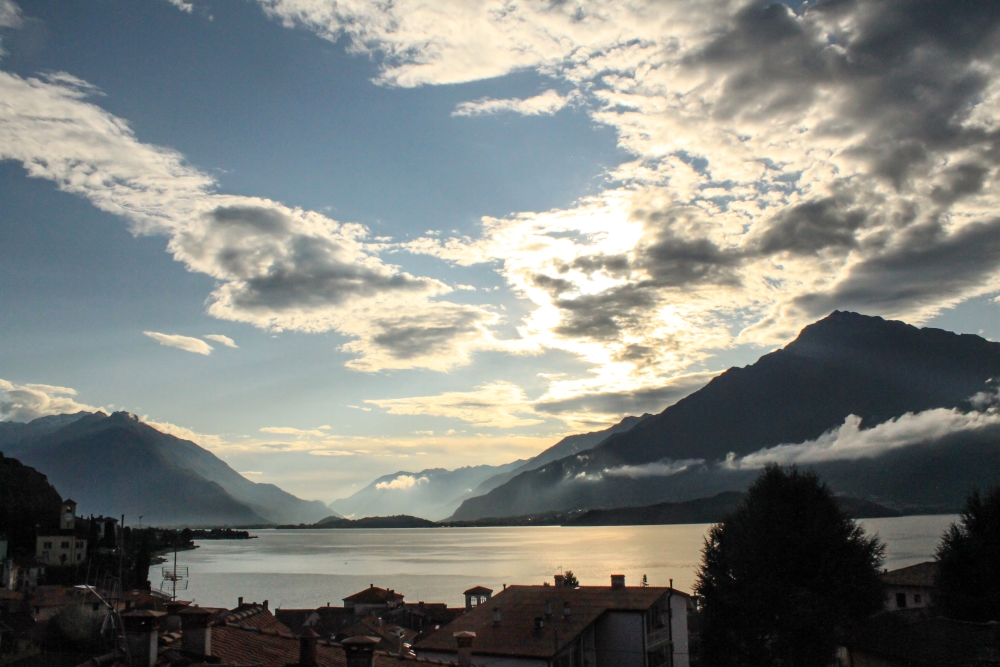 Gravedona; Blick über den nördlichen Comer See