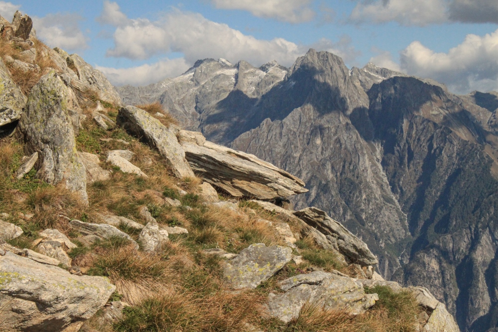 Sasso Manduino über dem Valchiavenna