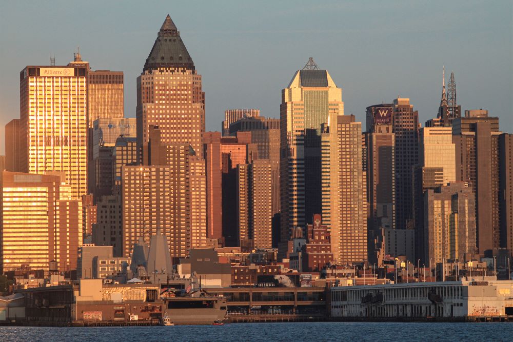 NYC; Midtown im Abendlicht