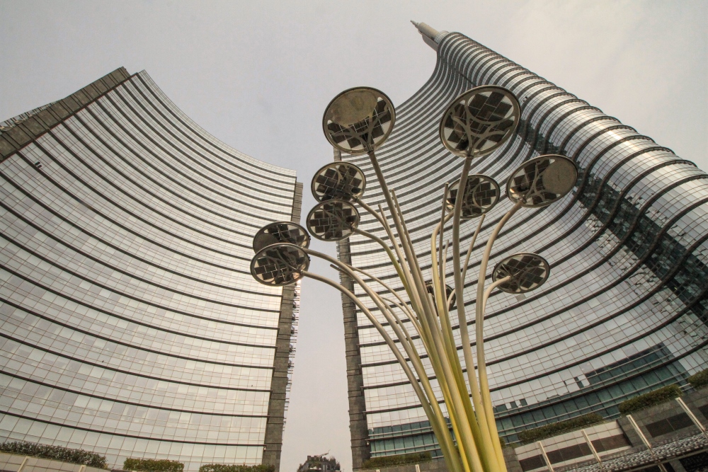 Mailand; Piazza Gae Aulenti