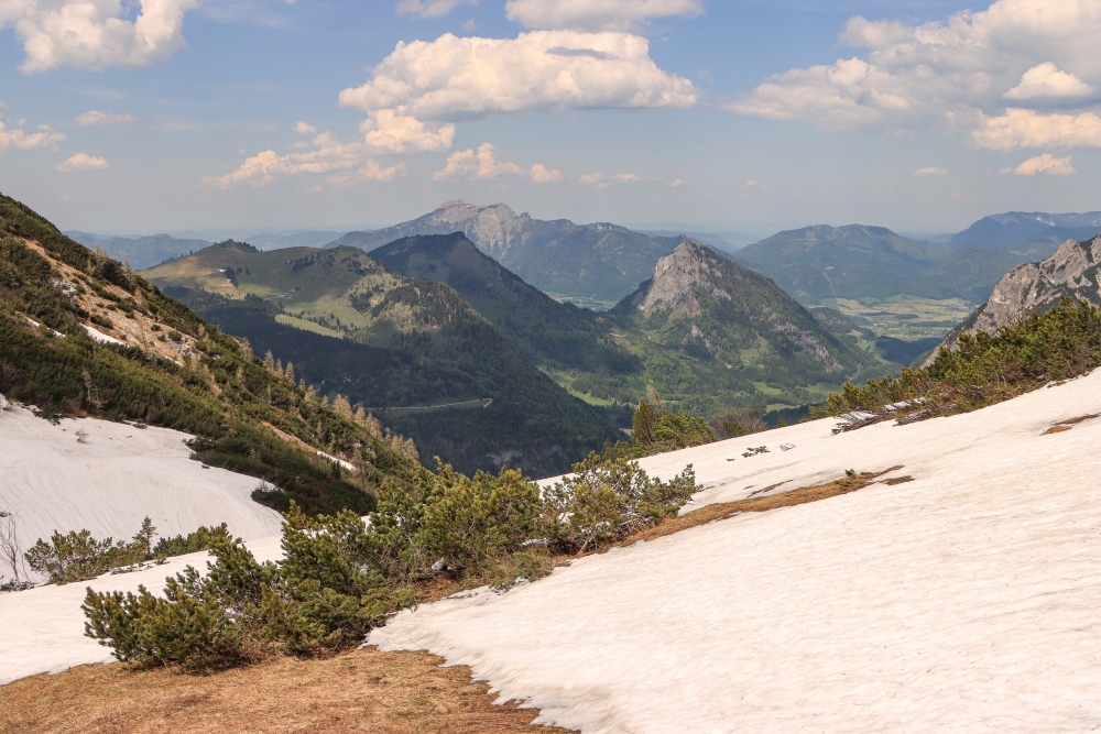 Schneefelder am Braunedlkogel