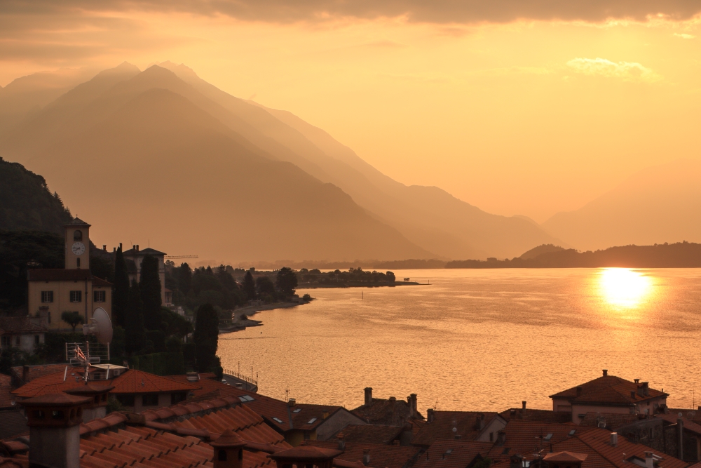 Gravedona; Blick über den nördlichen Comer See