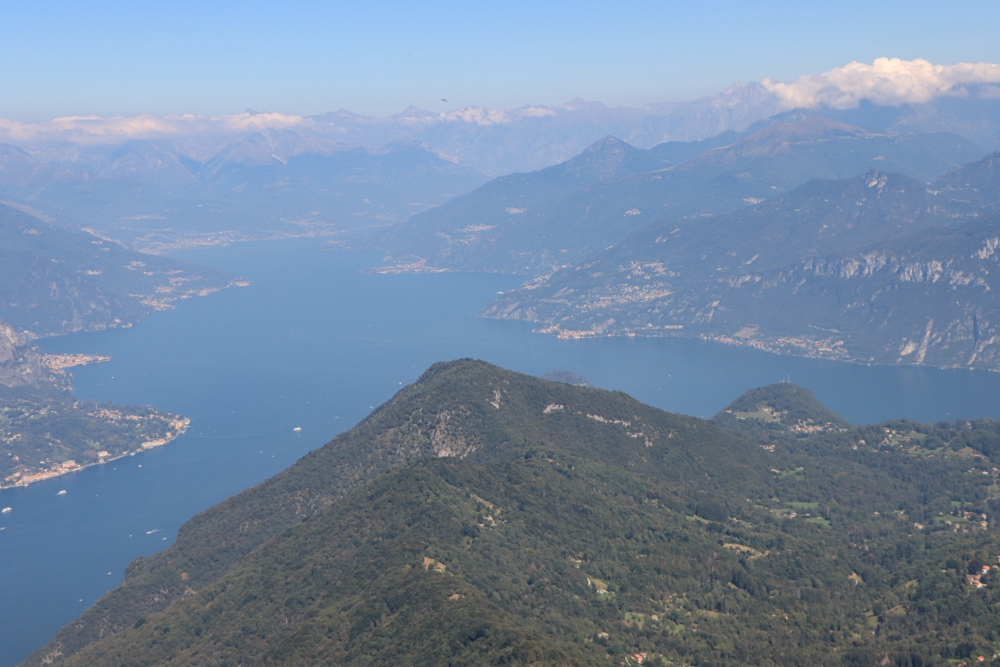 Bernina 2 Lago di Como vom Monte San Primo
