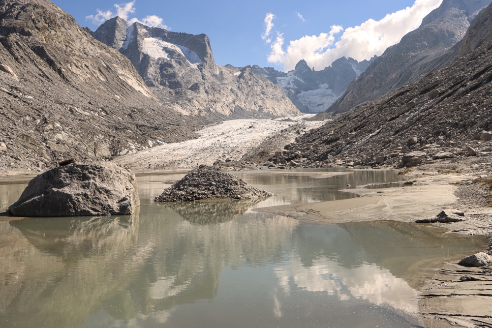 Gletschersee am Fornogletscher