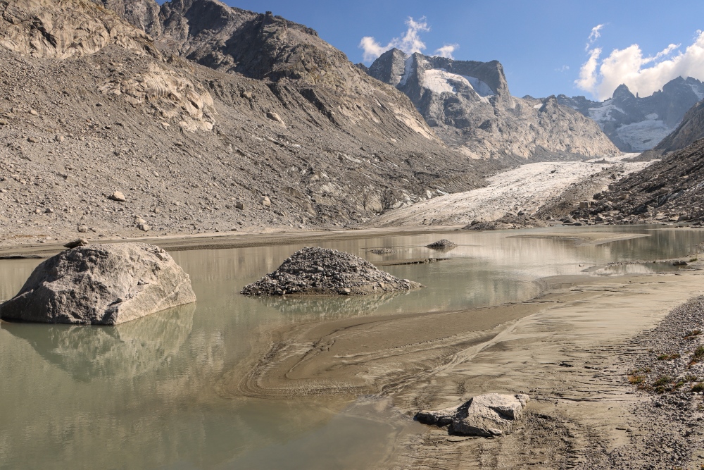 Gletschersee am Fornogletscher