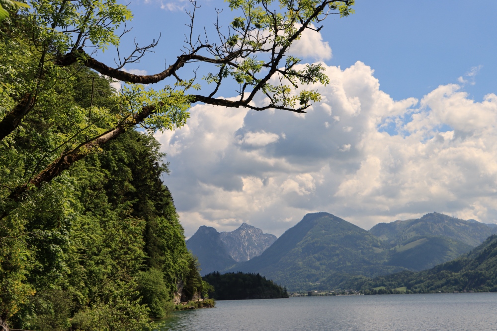 Wolfgangsee mit Bleckwand