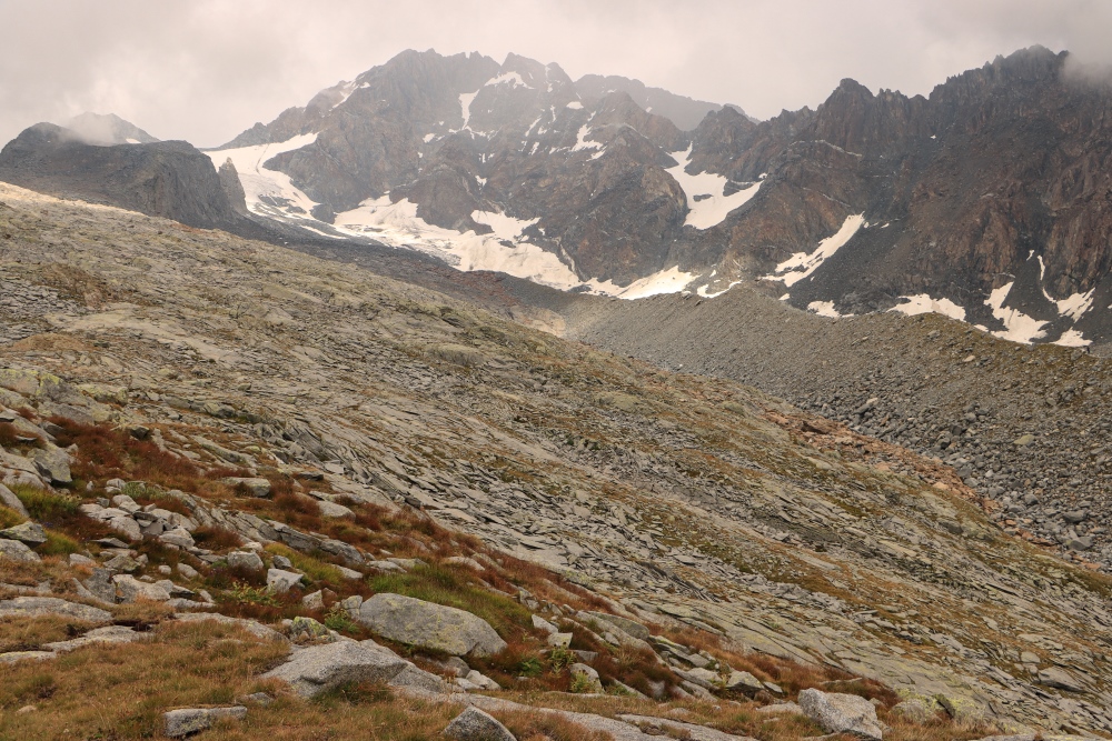 Monte Disgrazia mit Moränen