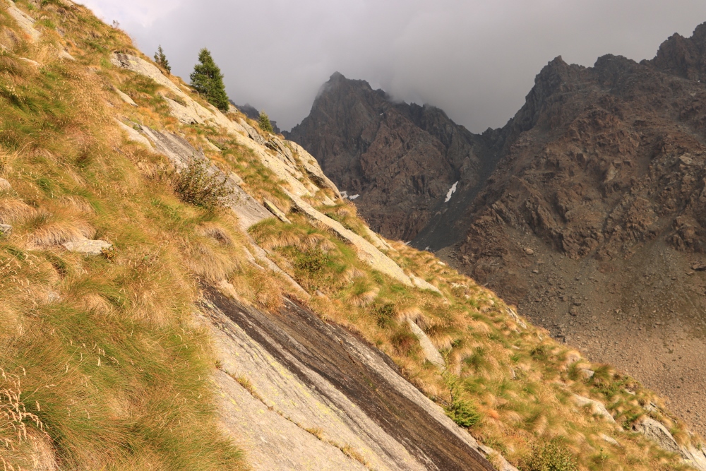 Val Masino; Oberhalb der Hochebene von Preda Rossa
