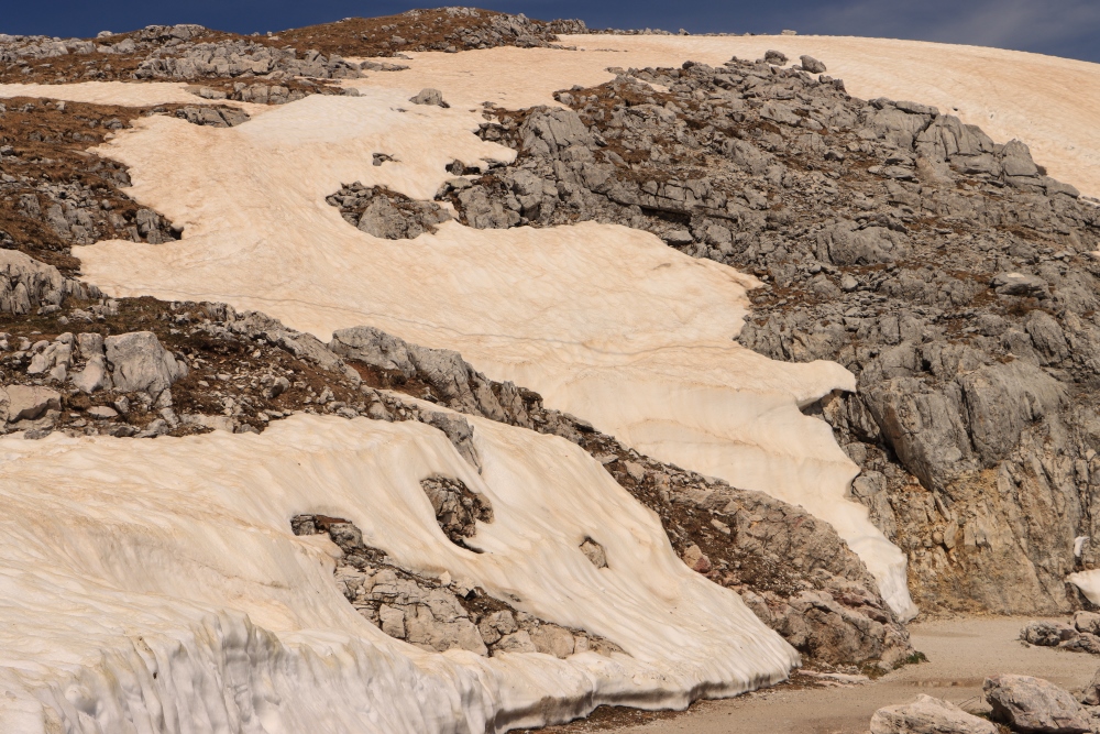 Schnee am Krippenstein