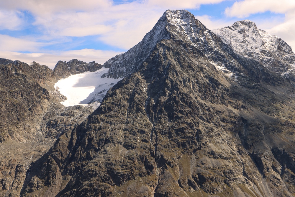 Berina-Alpen; Piz Tschierva und Piz Morteratsch