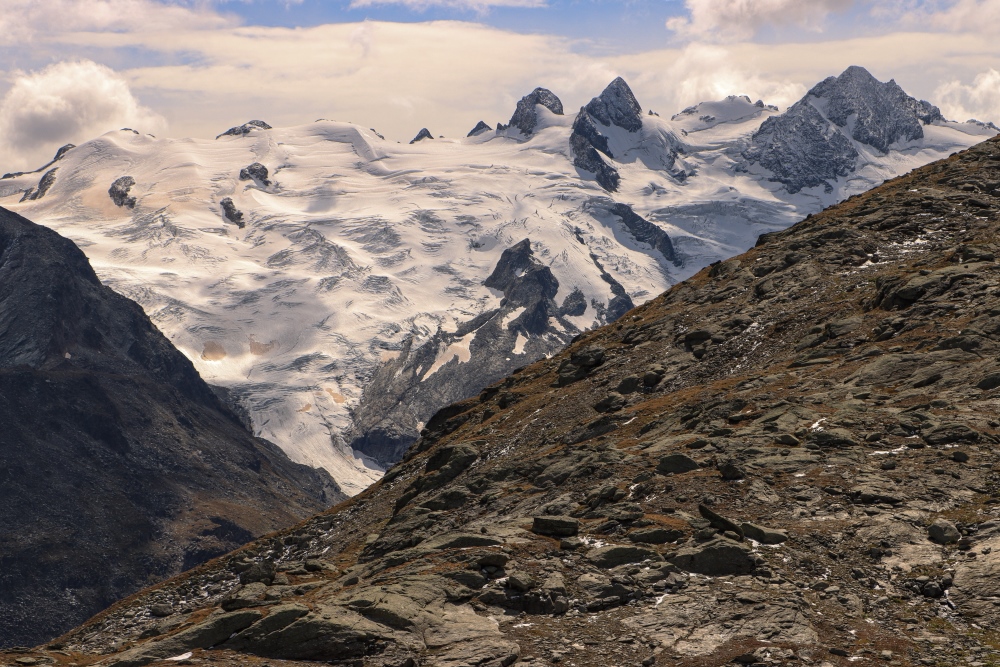 Bernina-Alpen; Sella und Roseggletscher