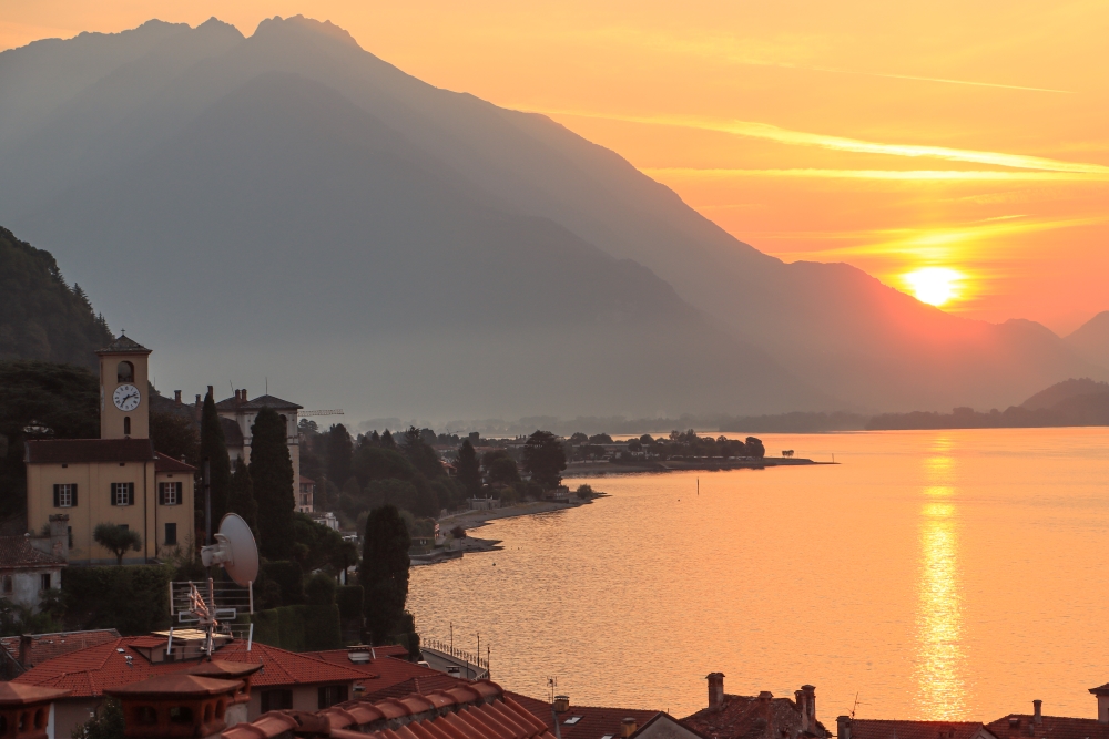 Gravedona; Blick über den nördlichen Comer See