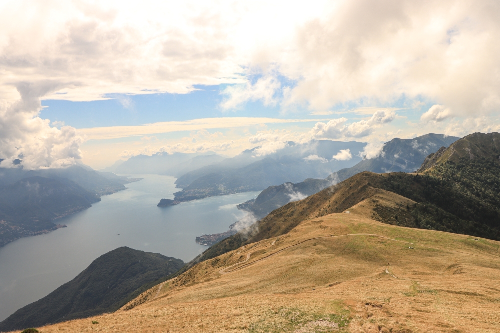 Lago di Como vom Monte Bregagno