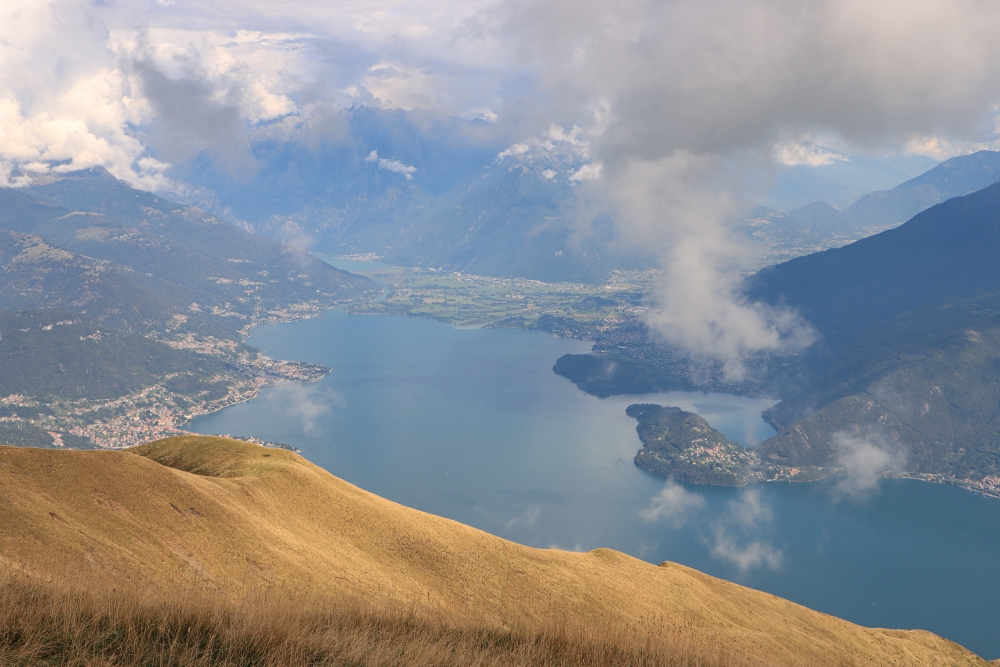Lago di Como vom Monte Bregagno