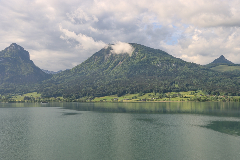 Wolfgangsee mit Sparber, Bleckwand und Wieslerhorn