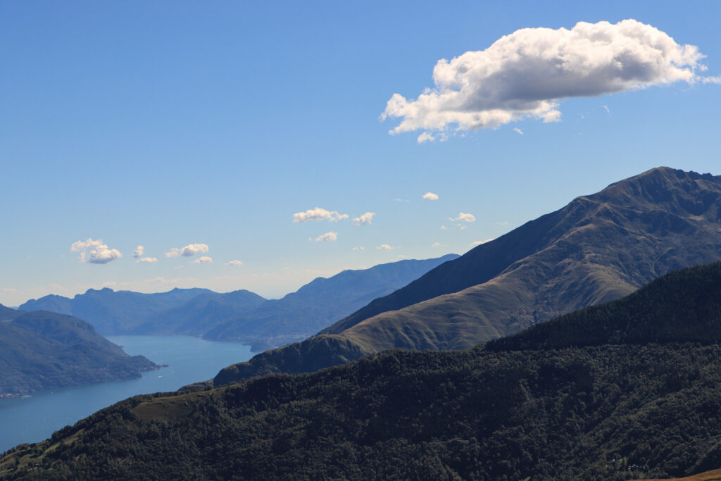 Monte Bregagno (2107) über dem Comer See