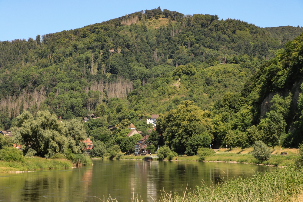 Weserufer bei Rühle