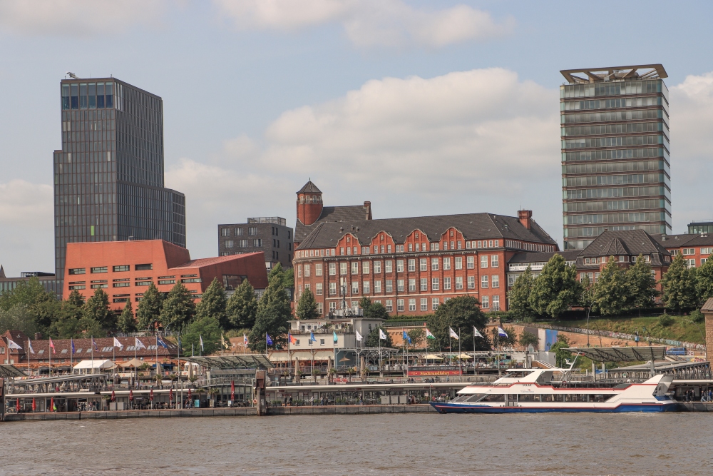 Hamburg, St. Pauli Uferfront