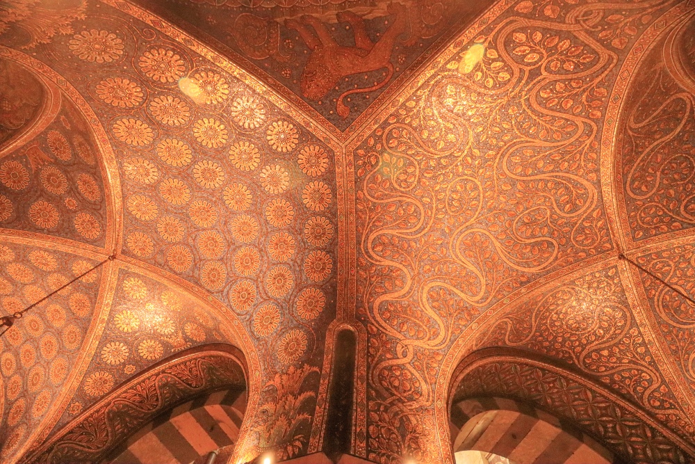 Aachener Dom, Mosaik in den Gewölben