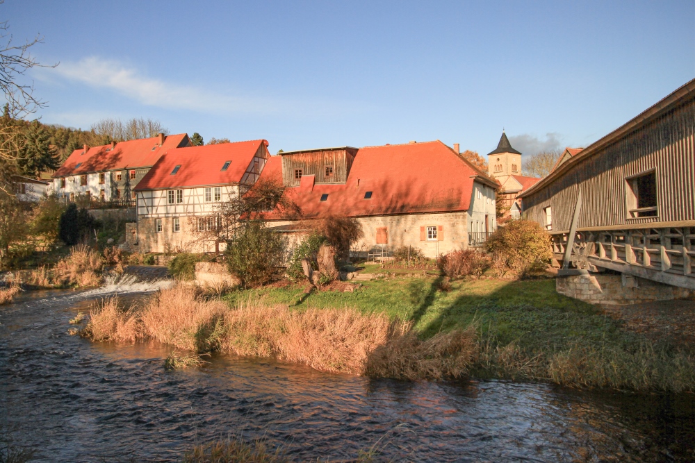 Buchfart, Mühle und Brücke