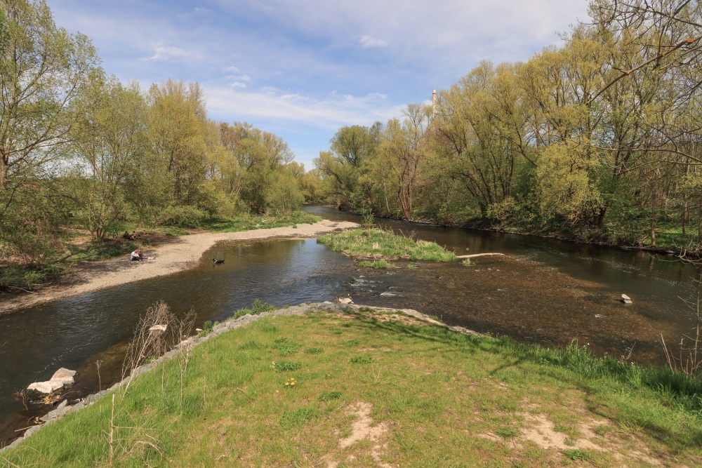 Schwarzamündung in die Saale