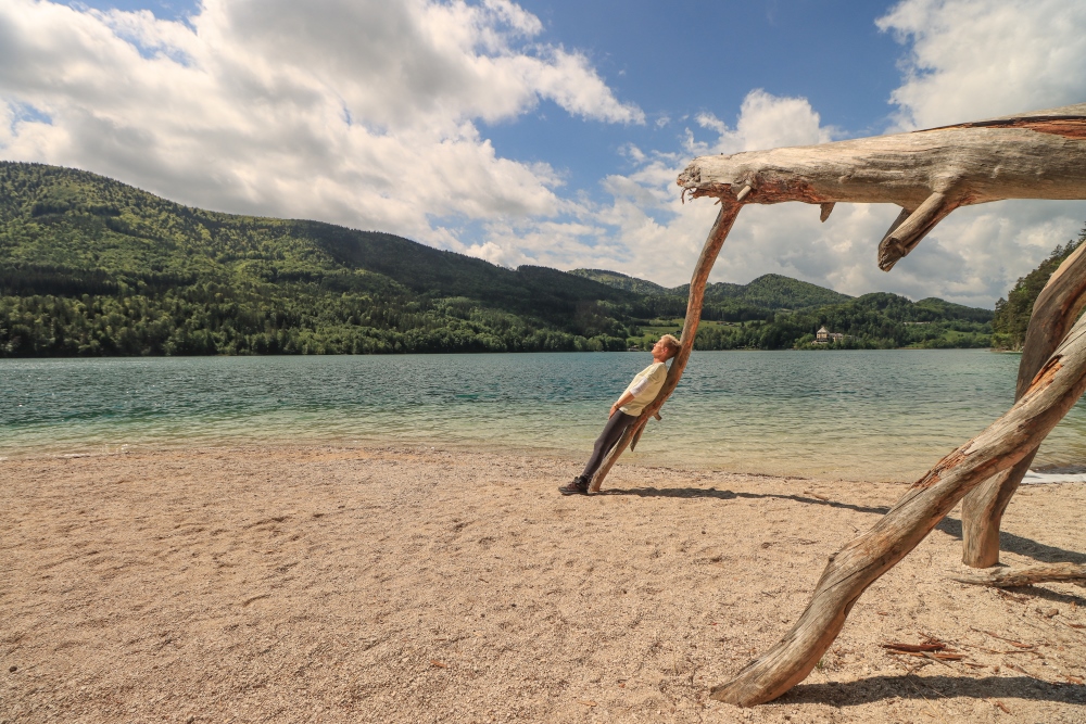 Fuschlsee, Strand am Nordufer