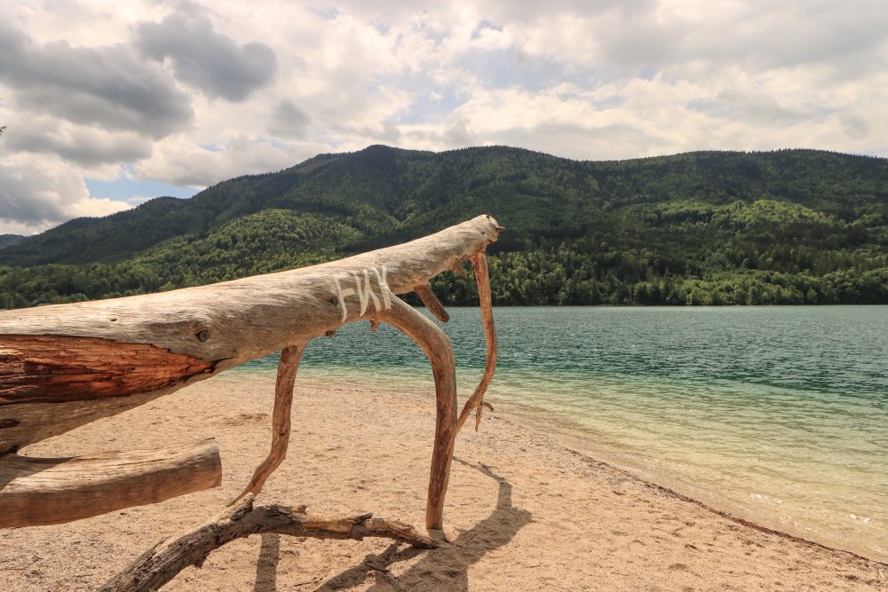 Fuschlsee, Naturstrand am Nordufer