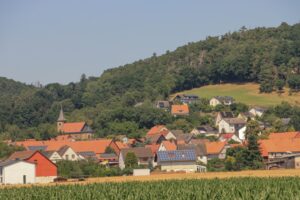 Blick auf Wega an der Eder