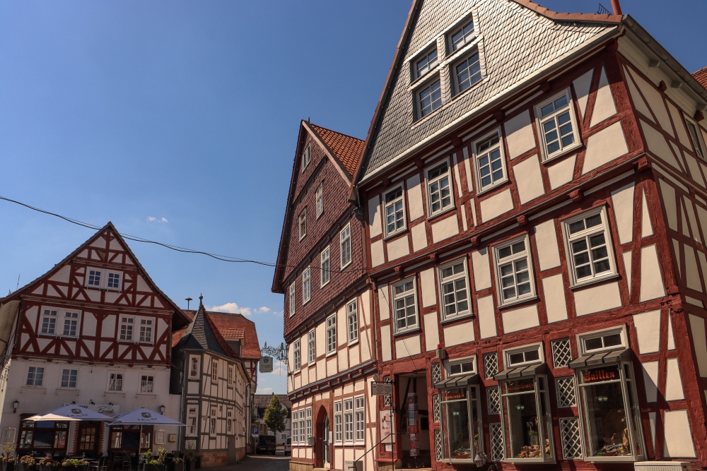 Fritzlar; Marktplatz Ecke Schildererstraße