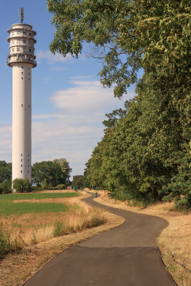 Fläming-Skate am Fernmeldeturm Petkus