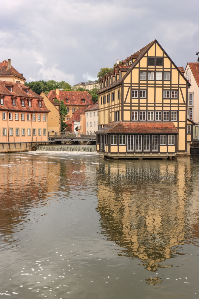 Bamberg:Blick von der Bischofsmühlbrücke