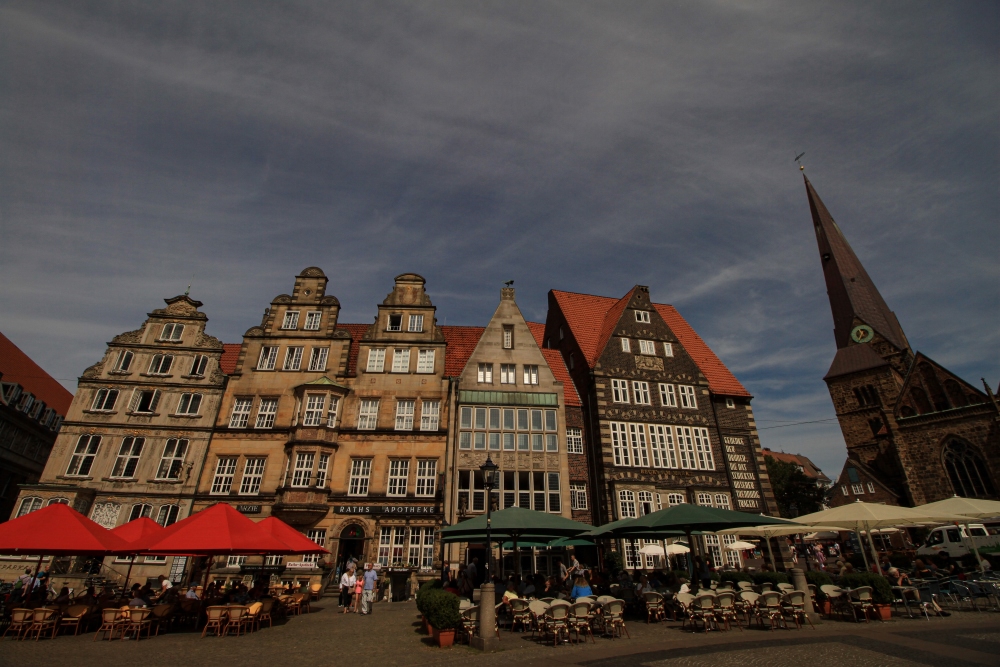 Bremen, Marktplatz mit Kirche unser Lieben Frauen