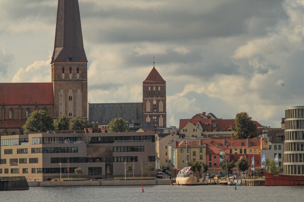 Rostock, Altstadt mit St. Petri und St. Nikolai