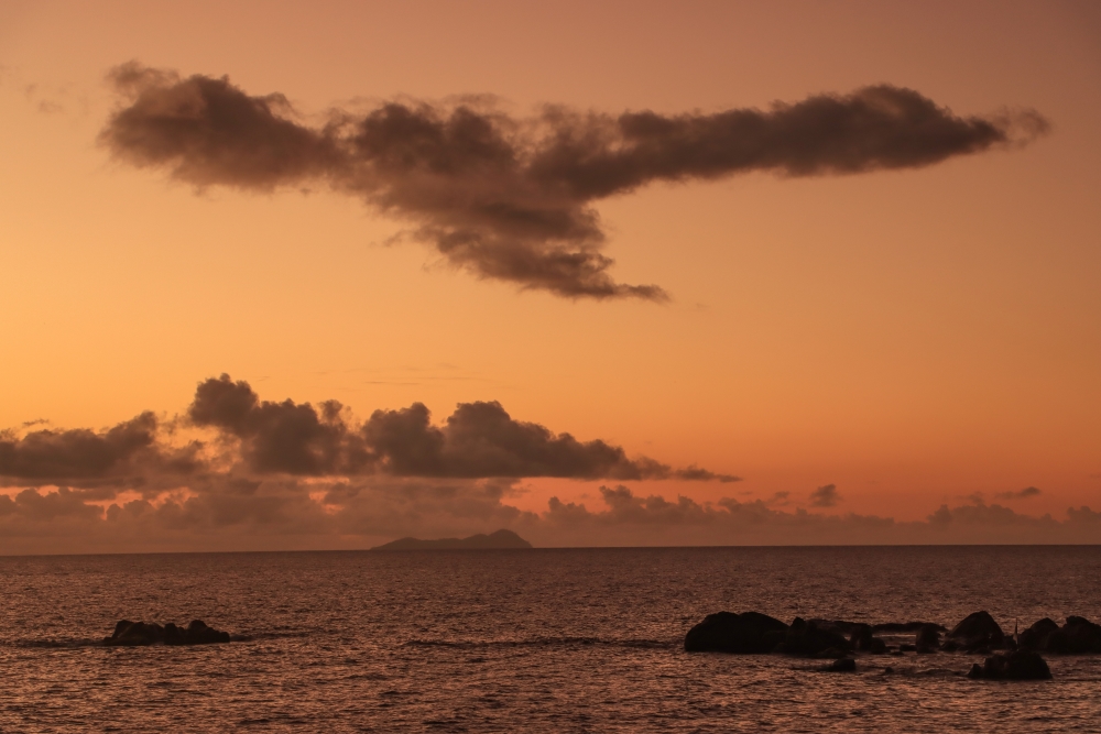 Seychellen, Abendhimmel