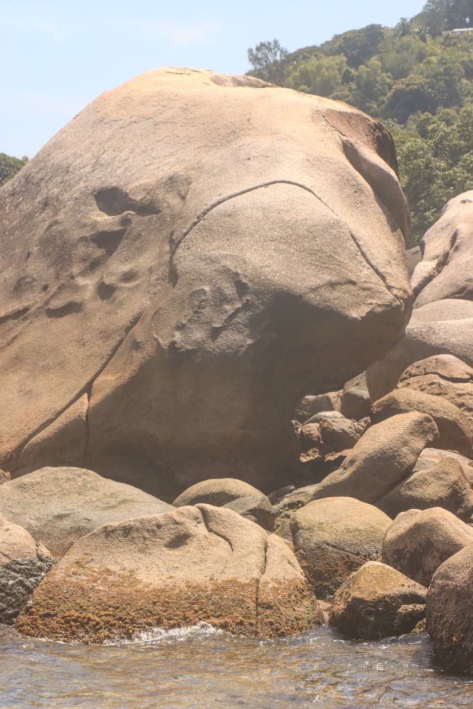 Seychellen, Mahé, Granitfelsen