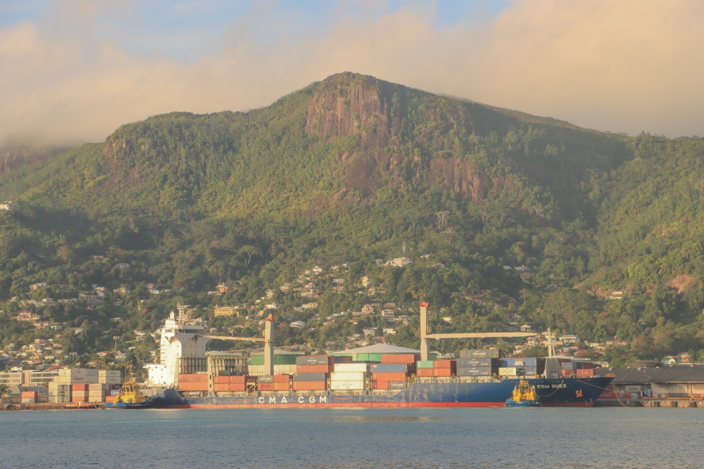 Seychellen, Mahé, Hafen von Victoria