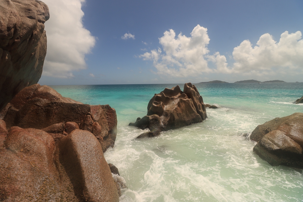 Seychellen; La Digue, Nordküste